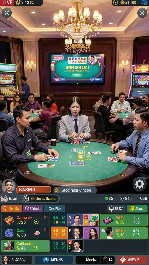 atom138 - Tampilan utama yang menarik dan intuitif.