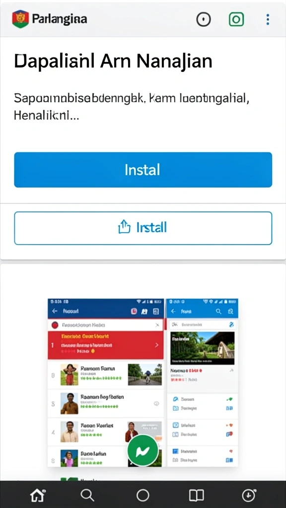 kaka303 - Tampilan menu utama yang menarik dan mudah digunakan.