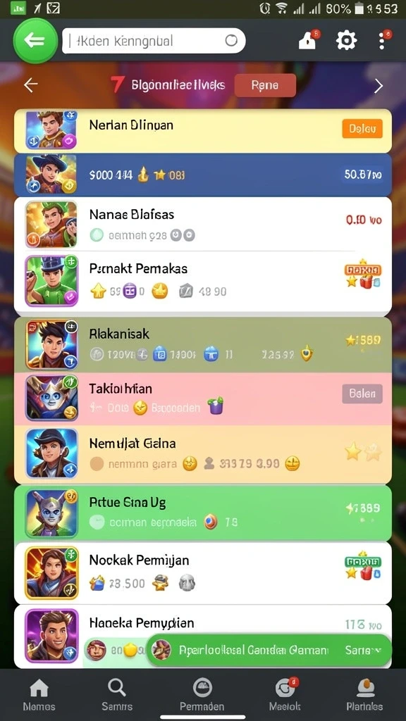 neko4d - Tangkapan layar menunjukkan antarmuka permainan yang menarik.