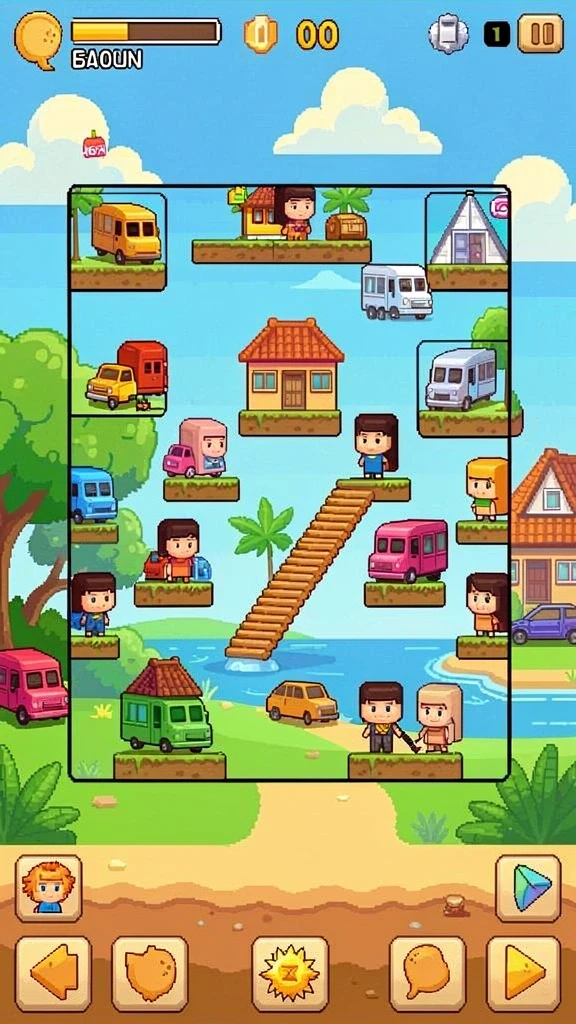yy123 - Screenshot menunjukkan aksi seru di dalam game.